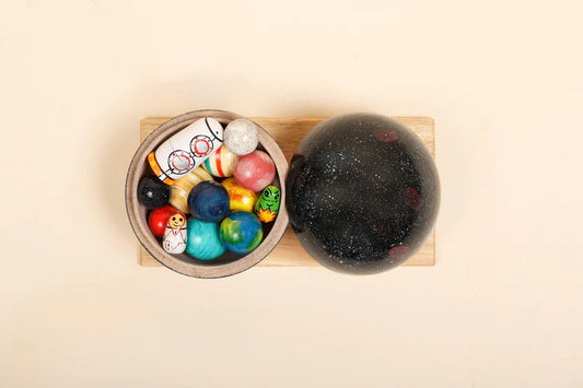 Bombay Toy Co- Wooden Solar System Toy | Space Explorer