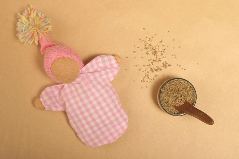 Bombay Toy Co- Aromatic Ajwain Doll for Kids | Microwavable Sensory Aid
