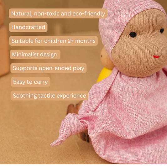 Saha- Rumi - Handmade Waldorf doll