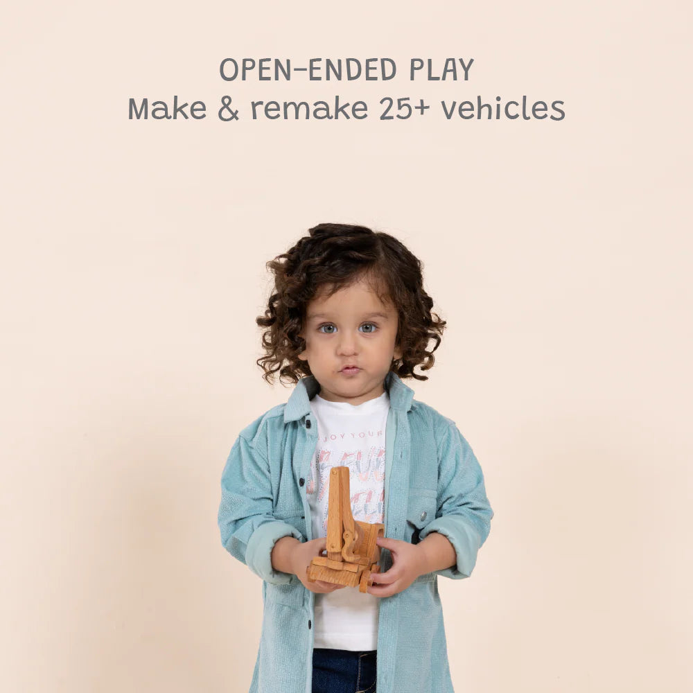 Jugo Play- Build-It Construction Vehicles (Set of 12)