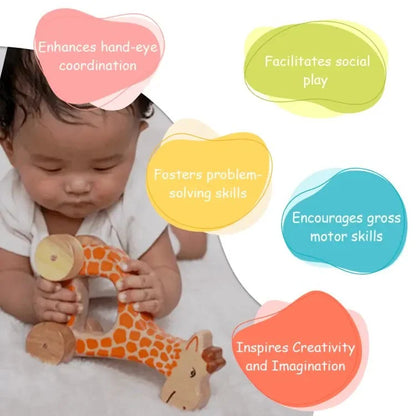 MoonToys- Giraffe on Wheels