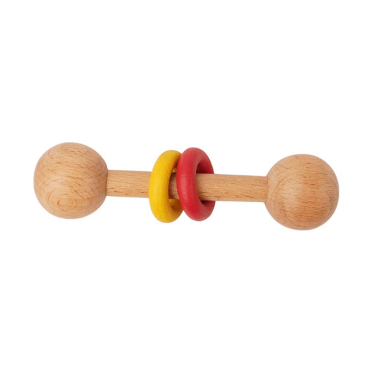 Saha-  Chac-chac - Wooden Rattle for newborns and babies