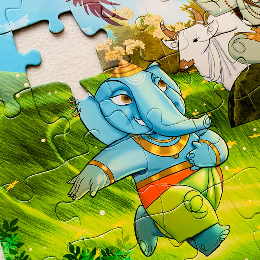 Aurva- Ganesha - The Genius- 54pcs puzzle