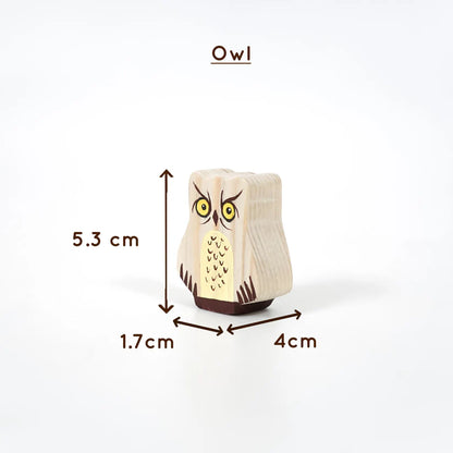 Moon Toys- Wooden Bird Figurine Set – Neem Wood Montessori Toys