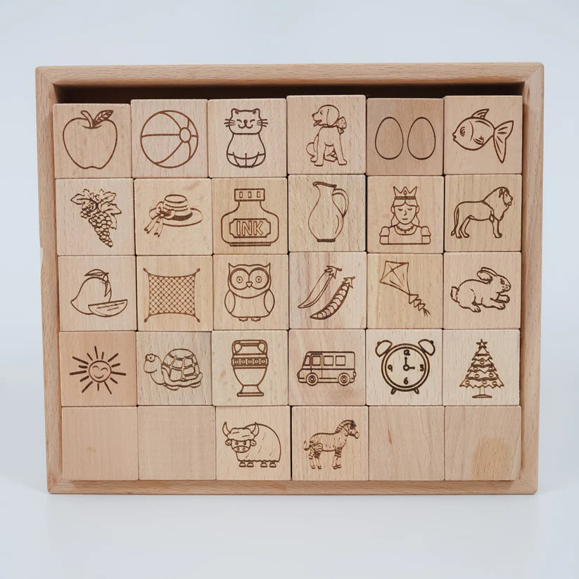 MoonToys-  English Multifunctional Educational Blocks Set Toys (5-In-1)