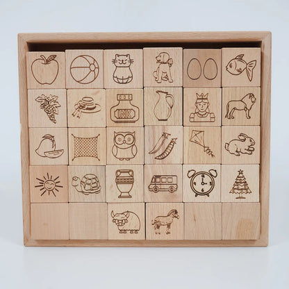 MoonToys-  English Multifunctional Educational Blocks Set Toys (5-In-1)