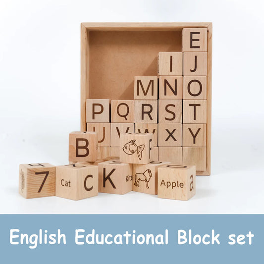 MoonToys-  English Multifunctional Educational Blocks Set Toys (5-In-1)
