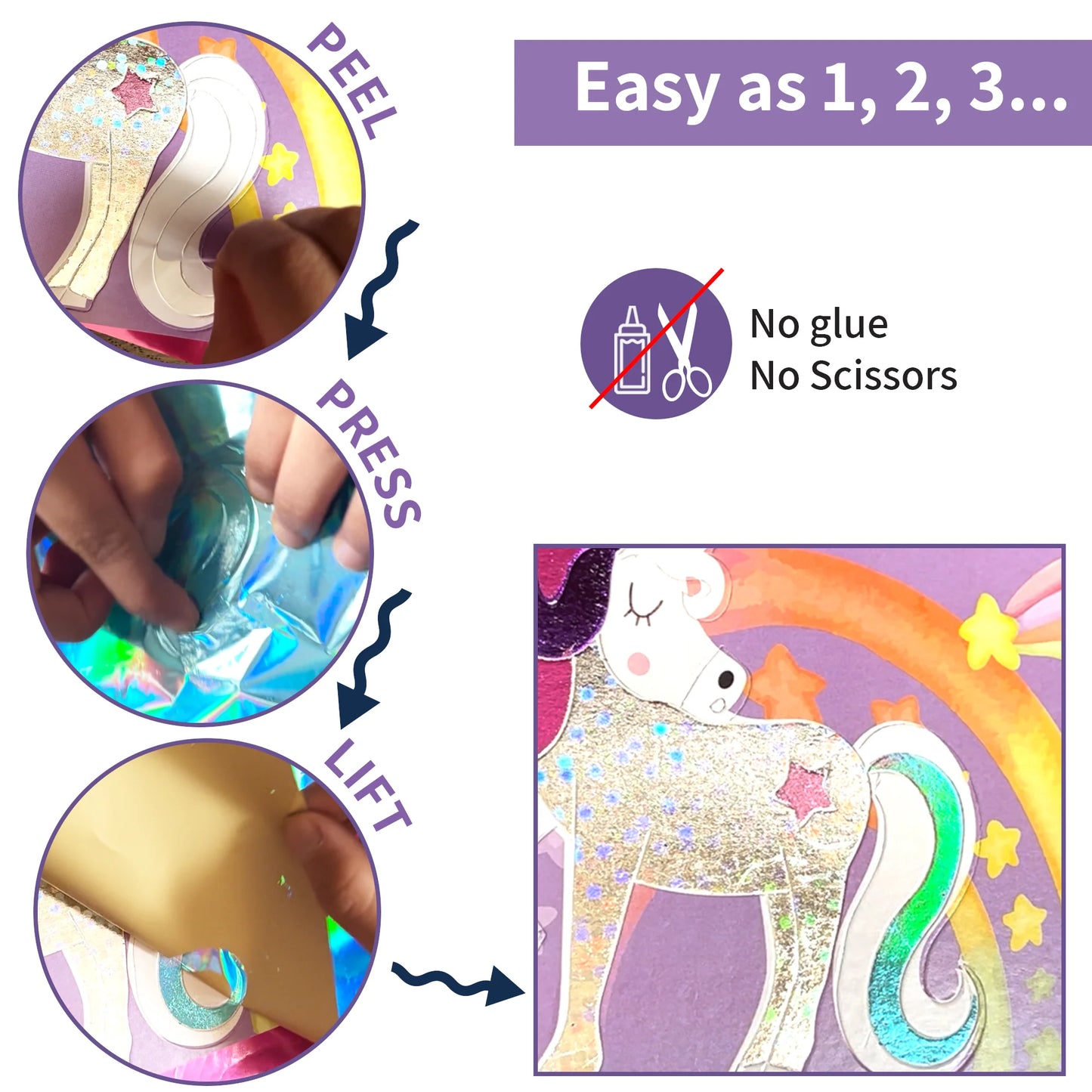 Chalk & Chuckles- Fabulous Foil Art  Foil Art - Magical World